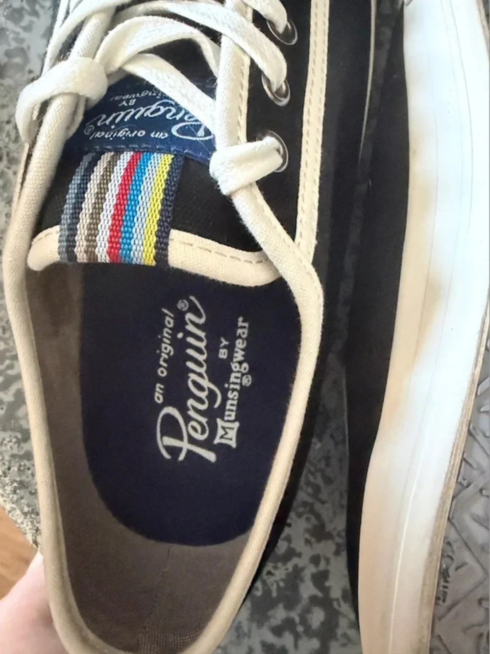Penguin fashion black sneakers
